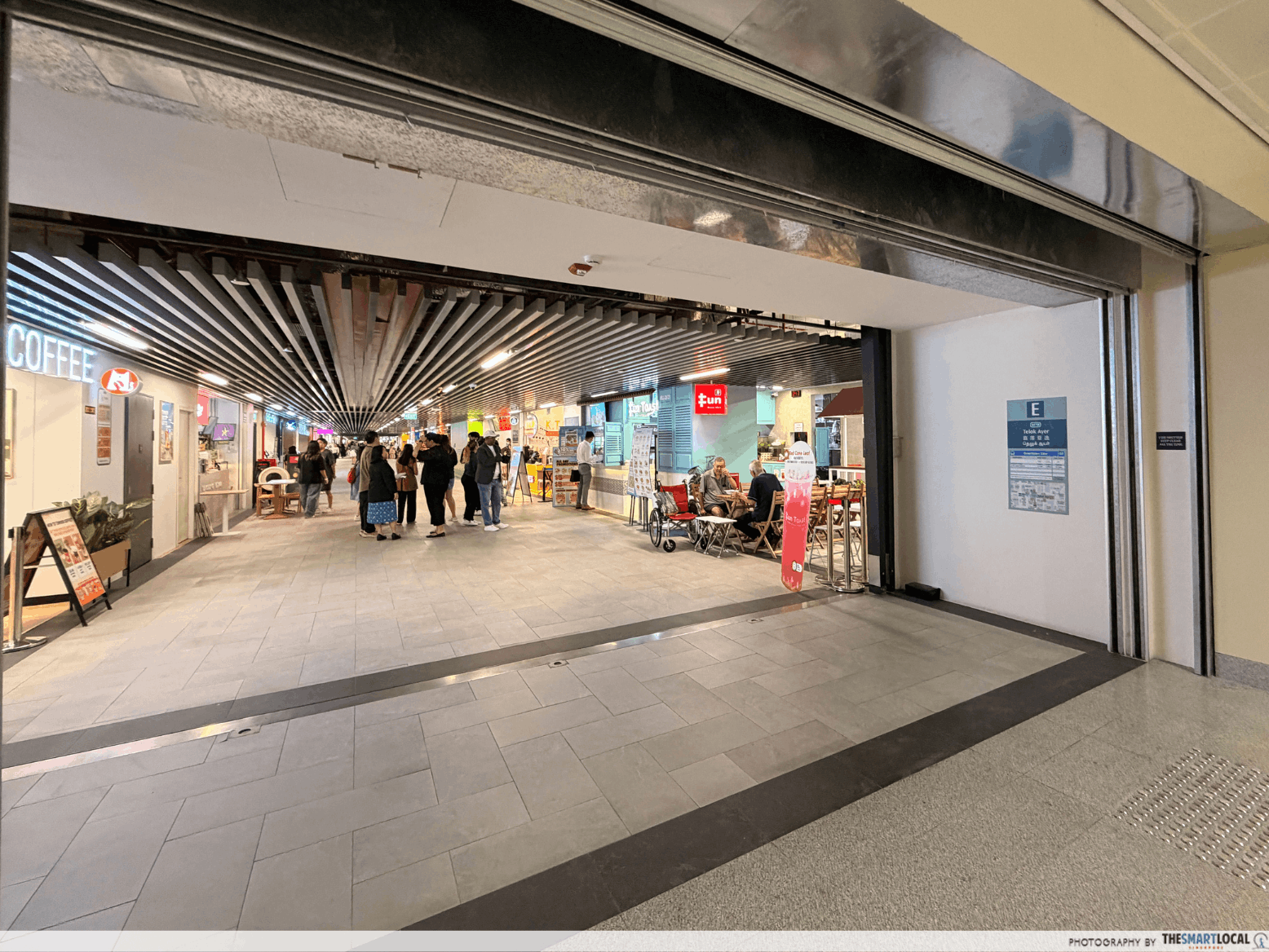 Singapore Club Street new underground mall between Chinatown and Telok Ayer