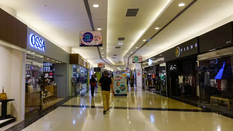 Singapore MRT station concourse