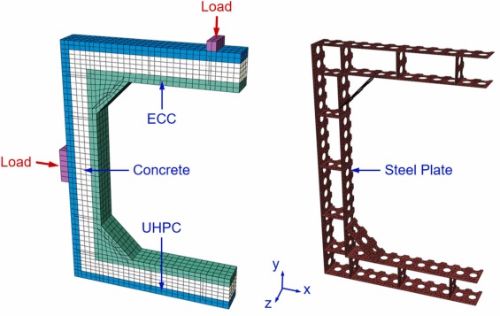 Steel plate load transfer detail